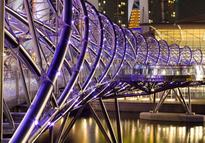 สะพานเกลียว Helix Bridge